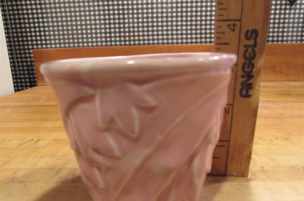 3 SMALL VINTAGE MCCOY PLANTERS