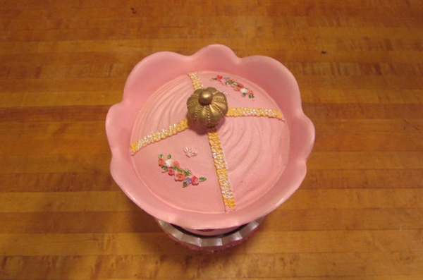 BALLERINA CAROUSEL & BLOWN GLASS & CRYSTAL LIGHTED CAROUSEL MUSICALS