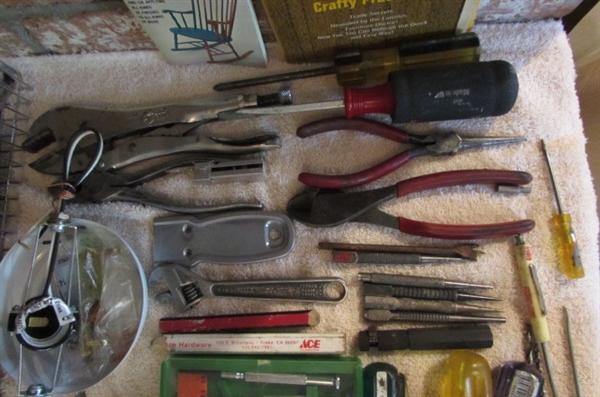 HOUSEHOLD TOOL DRAWER CONTENTS