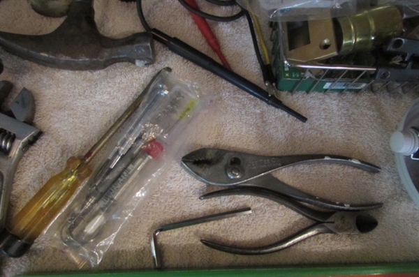 HOUSEHOLD TOOL DRAWER CONTENTS
