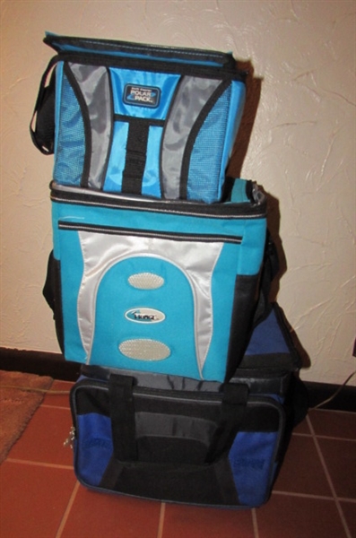 3 INSULATED LUNCH BOX COOLERS