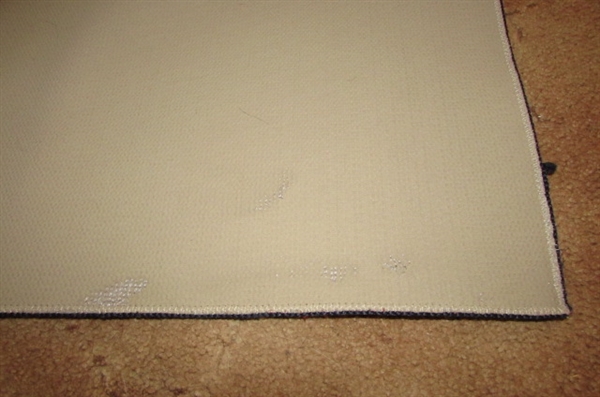 PAIR OF MULTI COLORED THROW RUGS