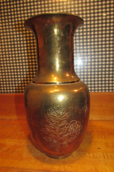 BRASS VASES & BELLS