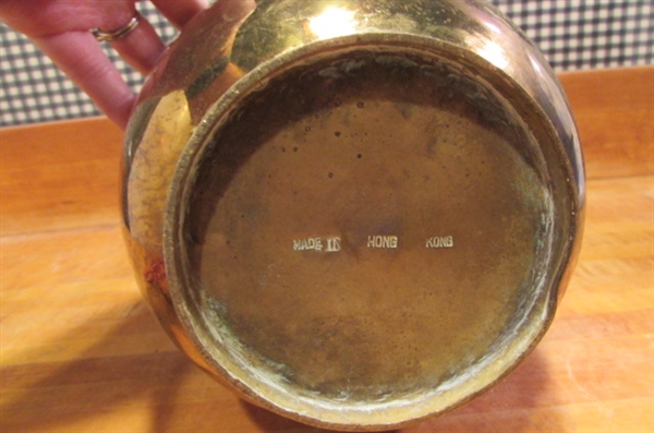 BRASS VASES & BELLS