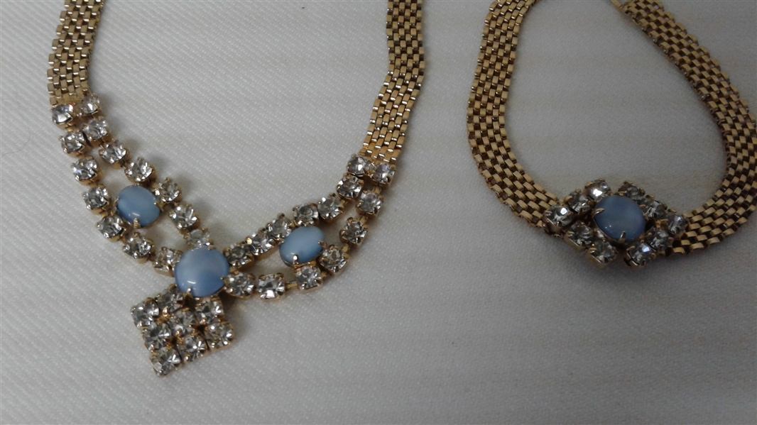 925 STERLING MATCHING NECKLACE, BRACELET, AND EARRING SETS