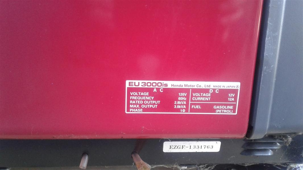 HONDA EU3000IS INVERTER GENERATOR