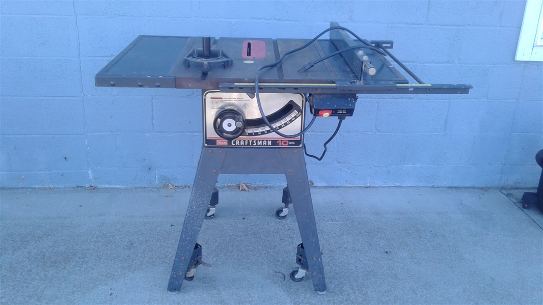 SEARS CRAFTSMAN 10 TABLE SAW