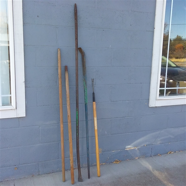 PRY BARS AND WOOD POLES