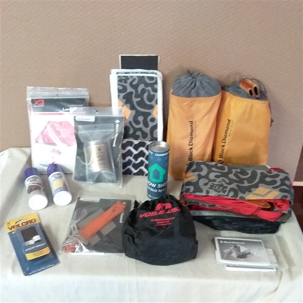 SKI CLIMBING SKINS, CLIMBING SKIN PROTECTORS  & ADHESIVE 
