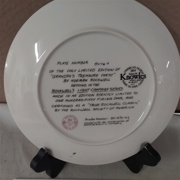 NORMAN ROCKWELL COLLECTIBLE PLATES