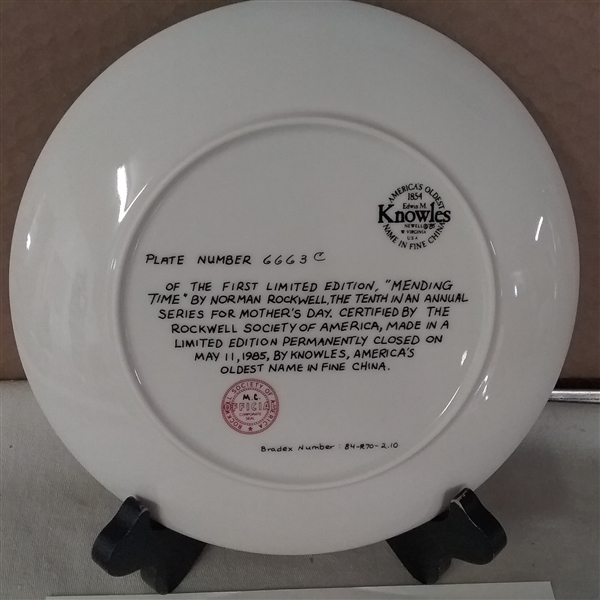 NORMAN ROCKWELL COLLECTIBLE PLATES