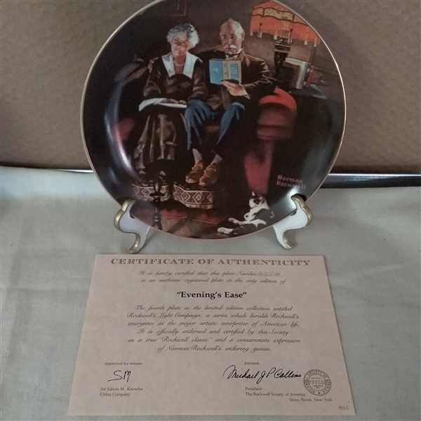 NORMAN ROCKWELL COLLECTIBLE PLATES