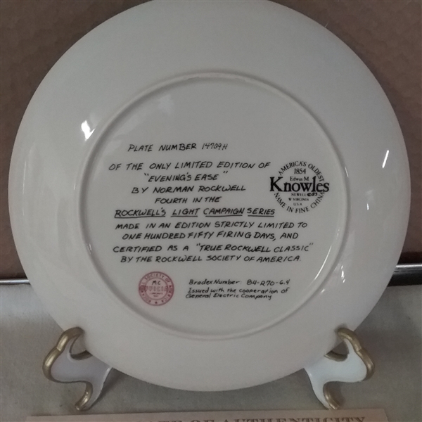 NORMAN ROCKWELL COLLECTIBLE PLATES