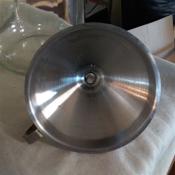 LARGE JARS, CANNING JARS, LIDS AND FUNNELS 
