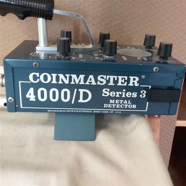 WHITES COINMASTER METAL DETECTOR 