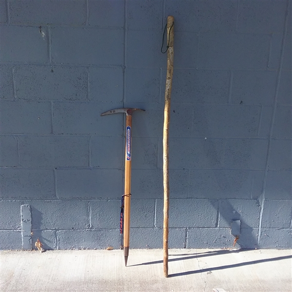 INTERALP ICE AXE AND WALKING STICK