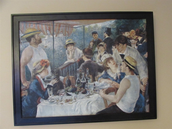 FRAMED RENOIR CANVAS PRINT