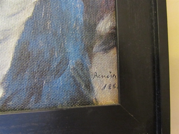 FRAMED RENOIR CANVAS PRINT