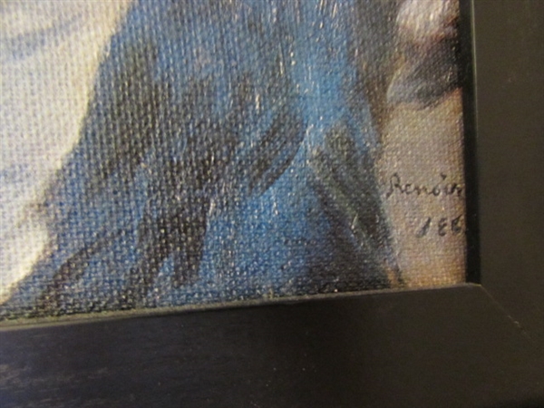 FRAMED RENOIR CANVAS PRINT