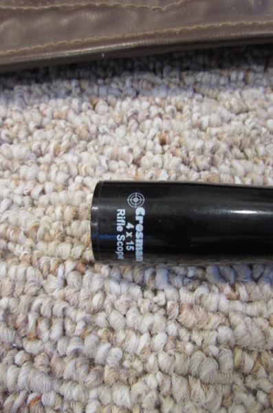CROSMAN 66 POWERMASTER PELLET/BB GUN WITH SCOPE