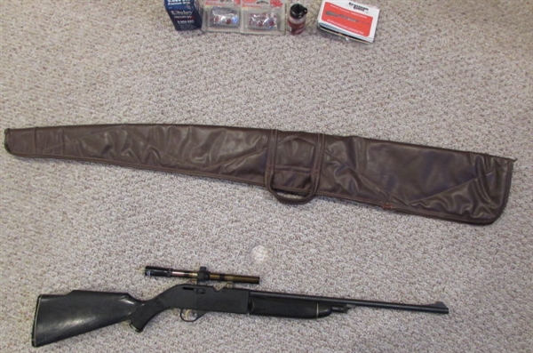 CROSMAN 66 POWERMASTER PELLET/BB GUN WITH SCOPE