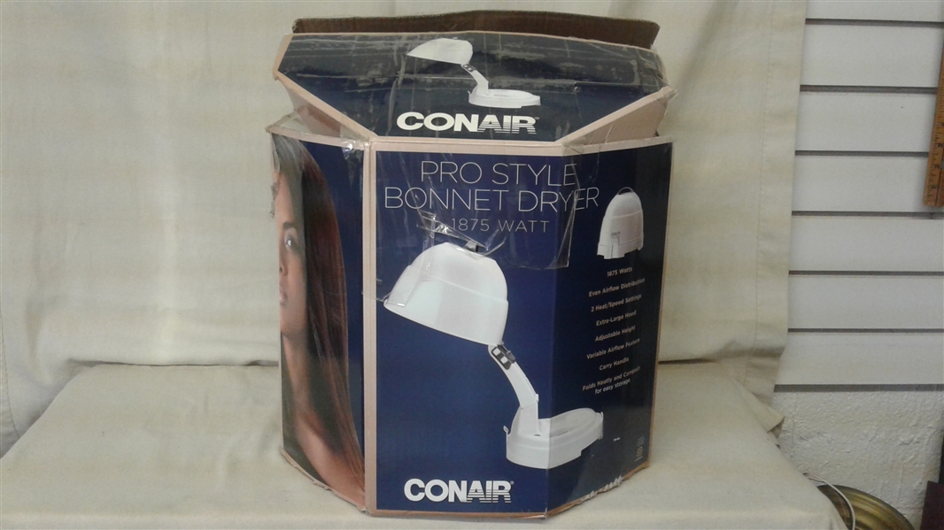 Lot Detail Conair Pro Style Hair Dryer, White