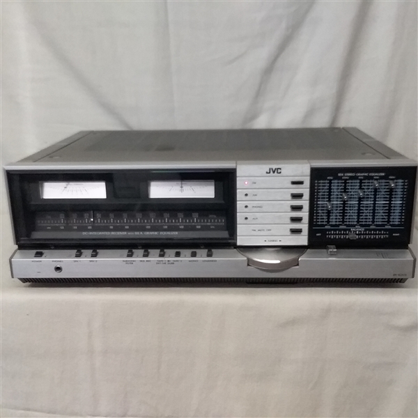 VINTAGE JVC RECEIVER WITH EQUALIZER JR-S201