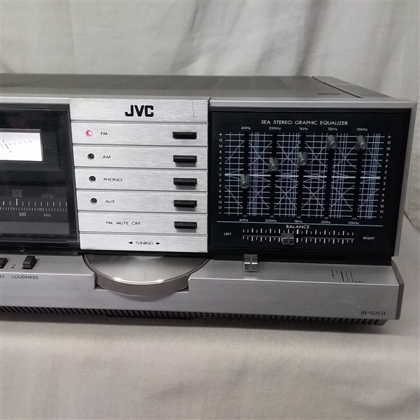 VINTAGE JVC RECEIVER WITH EQUALIZER JR-S201