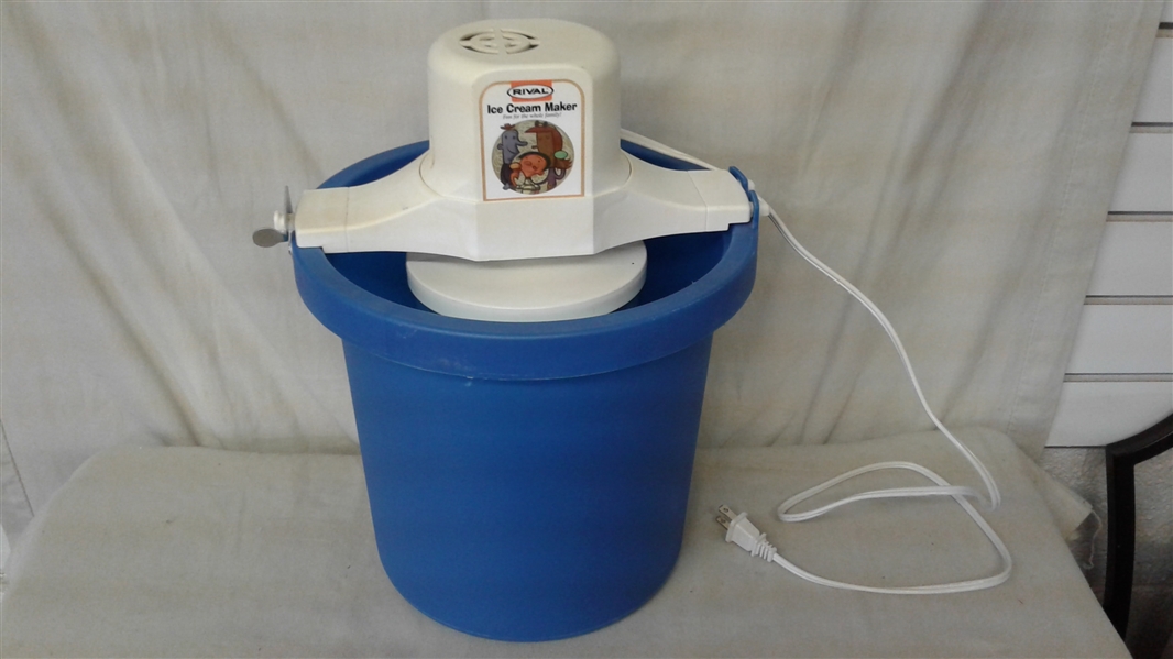 RIVAL ELECTRIC ICE CREAM MAKER