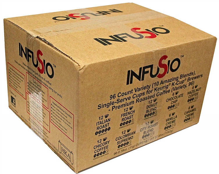 INFUSIO 96 COUNT VARIETY PACK SINGLE SERVE K-CUPS