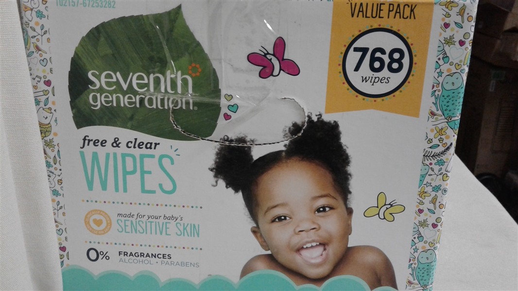 SEVENTH GENERATION SENSITIVE SKIN BABY WIPES 768
