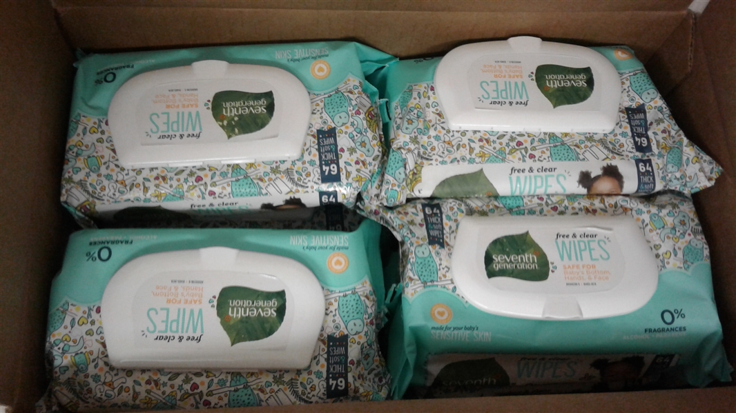 SEVENTH GENERATION SENSITIVE SKIN BABY WIPES 768