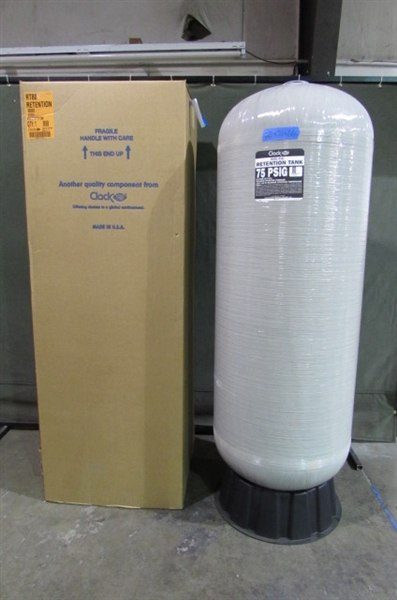 CLACK 80 GALLON WATER TANK