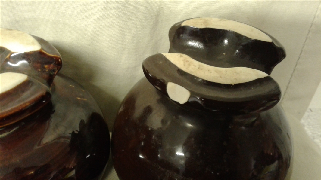 SET OF 11 BROWN CERAMIC INSULATORS