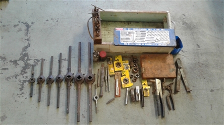 TAP AND DIE SETS PLUS OTHER TOOLS