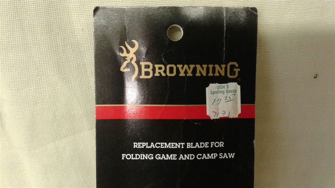 BROWNING REPLACEMENT BLADE FOR FOLDING GAME AND CAMP SAW