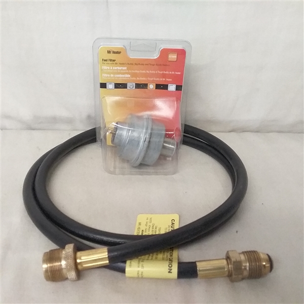 MR HEATER FUEL FILTER AND PROPANE HOSE