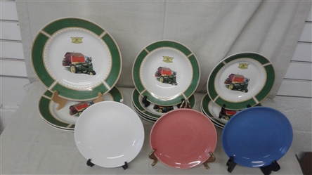 JOHN DEERE MODEL B PLATE SET AND OTHER MISC PLATES