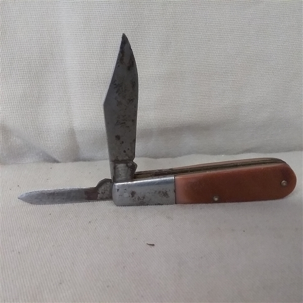 VINTAGE KABAR 2 BLADE BARLOW POCKET KNIFE