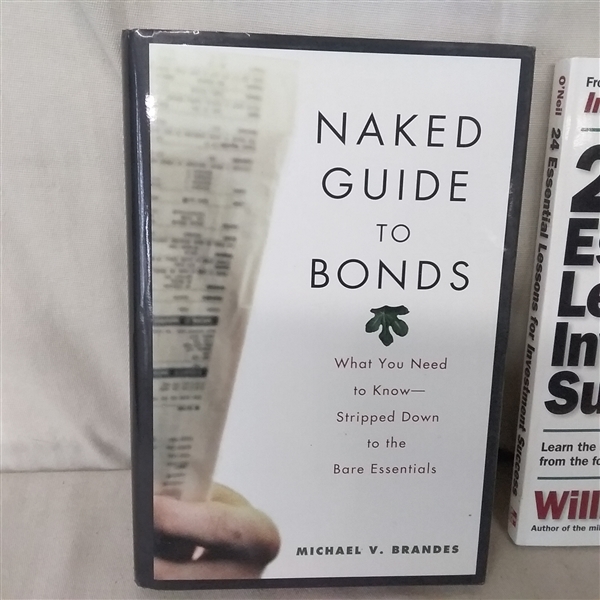 3 BONDS/ INVESTMENT BOOKS