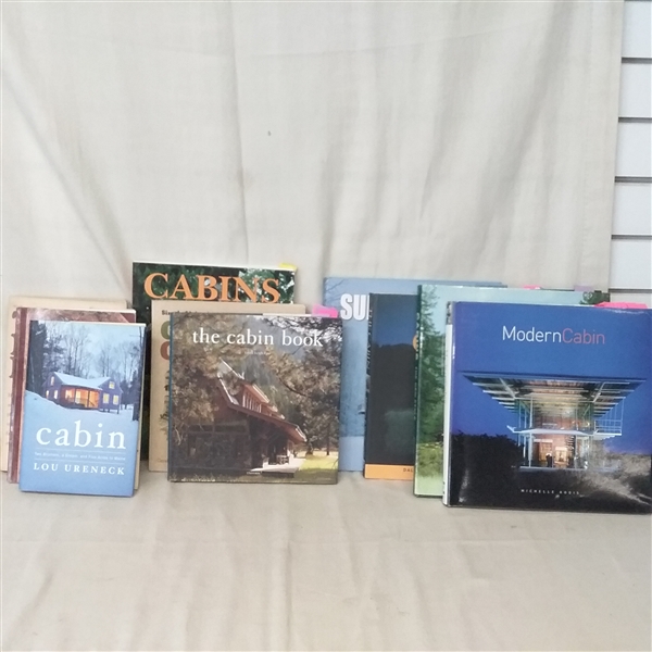 LOT OF CABIN BOOKS