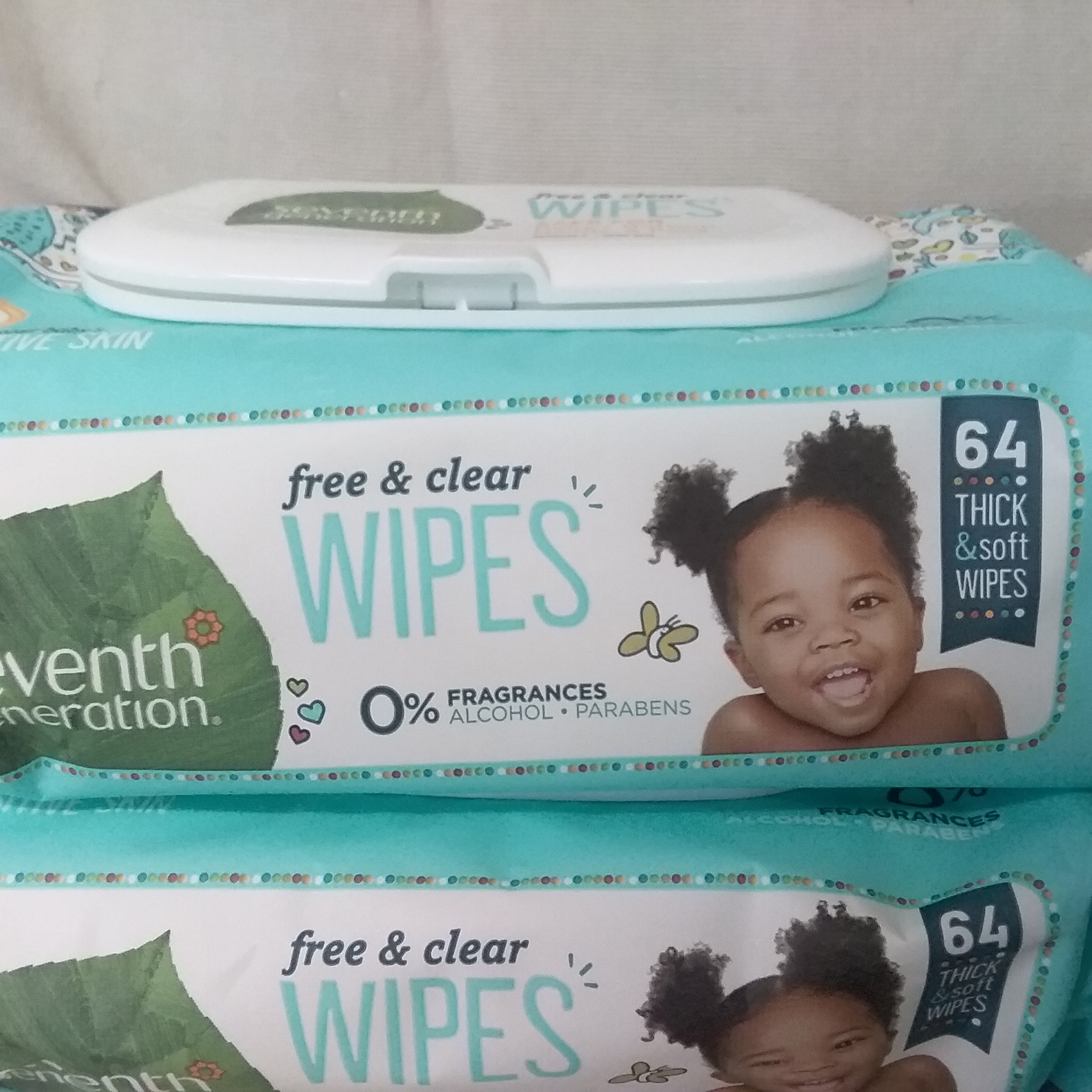 Lot detail seventh generation free and clear wipes 4 pk
