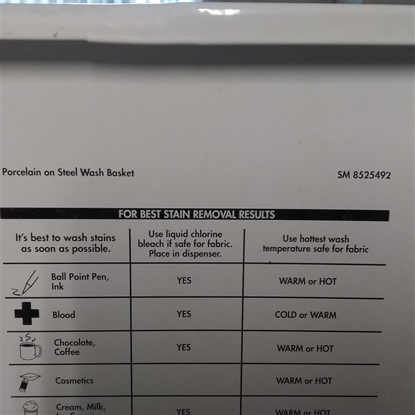 Lot Detail WHIRLPOOL FABRIC SENSE SYSTEM WASHING MACHINE