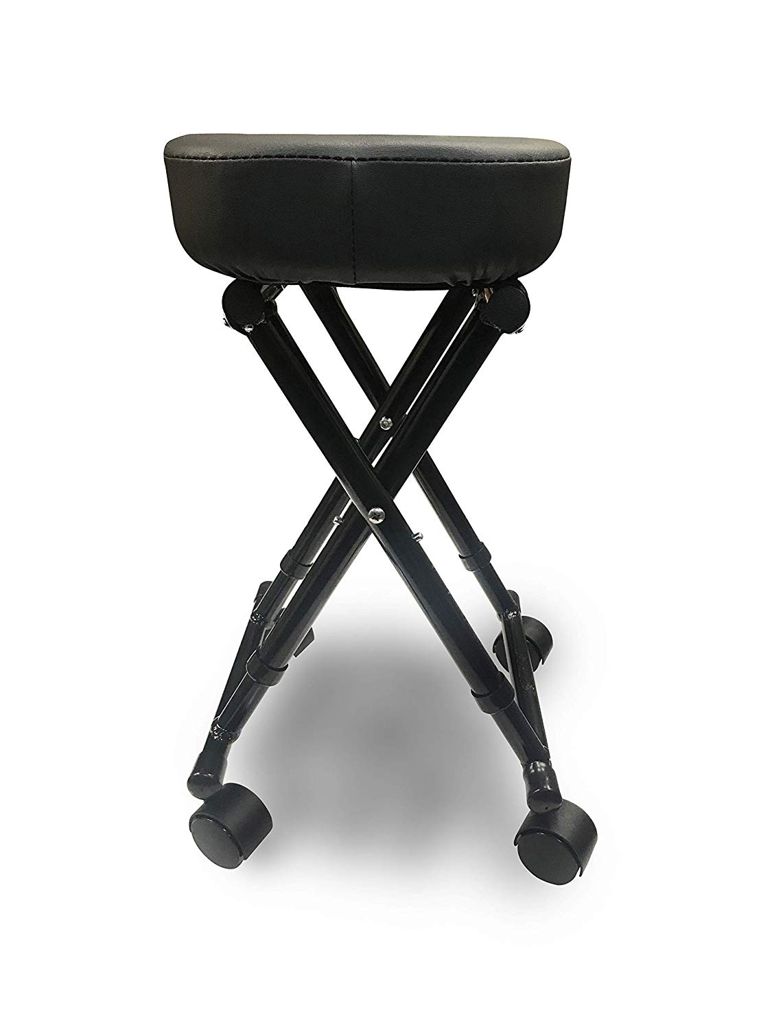 Lot Detail - PORTABLE LIGHT WEIGHT ADJUSTABLE ROLLING STOOL WITH BAG