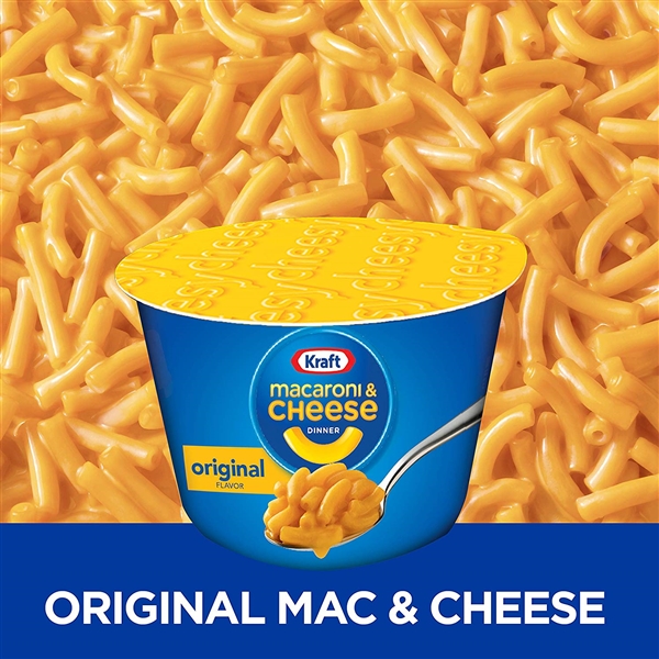 Lot Detail - Kraft Original Macaroni & Cheese Dinner (2.05 oz Cups, 8 ...