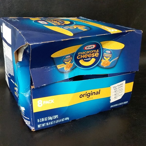 Kraft Original Macaroni & Cheese Dinner (2.05 oz Cups, 8 Count)