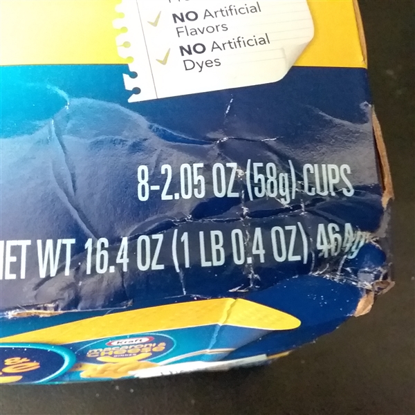 Kraft Original Macaroni & Cheese Dinner (2.05 oz Cups, 8 Count)