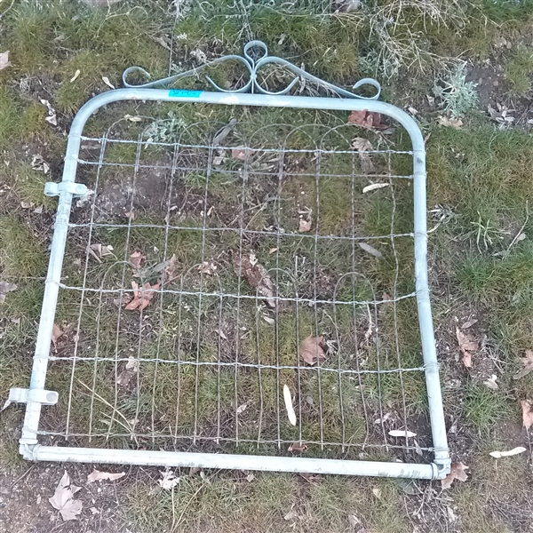 Galvanized Metal Gate 40 tall