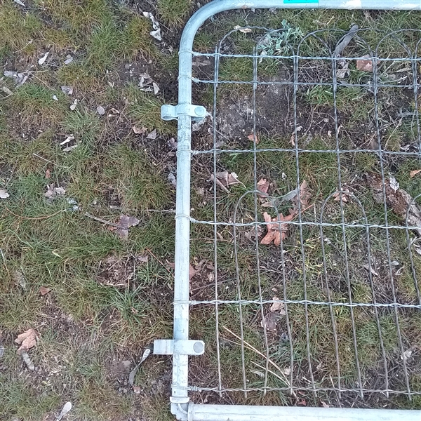 Galvanized Metal Gate 40 tall