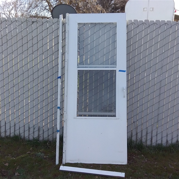 Storm Door With Screen